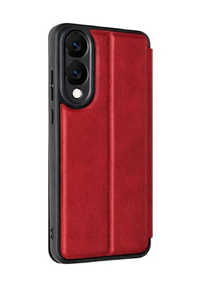 Galaxy Uyumlu S25 Edge Flip Cover - Kırmızı standart