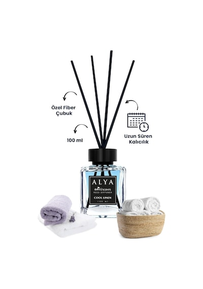 alya Nature's Scents Cool Linen Bambu Çubuklu Oda Kokusu 100 ML