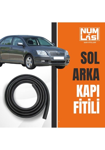 Toyota Avensis 2003-2009 Sol Arka Kapı Fitili-a Kalite-numlas-nm5656