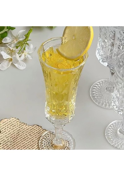 Kokulu Cordial Bardaklar, Kristal Fantezi Shot Bardakları - 6'li Set Limoncello Bardakları Sherry Likör 45 Ml