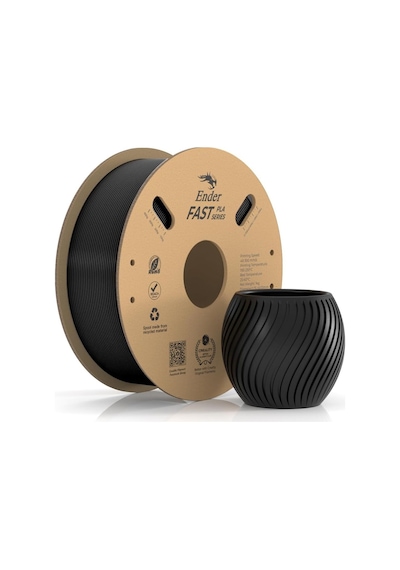 Creality Ender Fast Siyah 1.75mm Pla 3d Baskı Filamenti Urhanshop Yetkili Satış