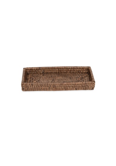 Basket Tepsi, Tezgah Üstü, 24.5xh3x12cm - Kahve Kahve