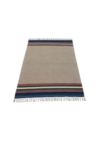 Zehra Abla Halı El Dokuma Şaheser Tek Renk Balıkesir Yün Kilim 6359