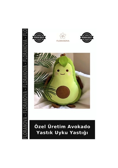 Özel Üretim Avokado Yastık Uyku Yastığı Çok Renkli