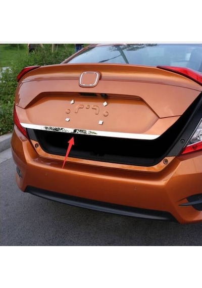 Honda Civic Fc5 Krom Bagaj Alt Çıtası 2016 - 2020