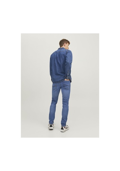 Jack & Jones Jack Jones Glenn Model Dar Kesim Kot Pantolon 12243592 Blue Denim