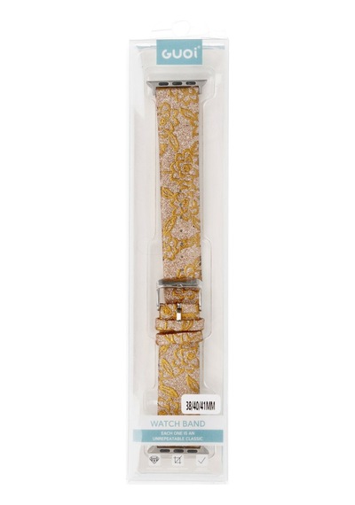 Watch 38mm Creeper Desenli Kordon - Gold Diğer