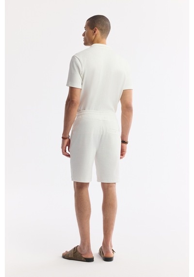 Avva Erkek Ekru Beli Lastikli Bağcıklı Pamuklu Örme Regular Fit Şort A51y3617 Avva Erkek Ekru Beli Lastikli Bağcıklı Pamuklu Örme Regular Fit Şort A51y3617