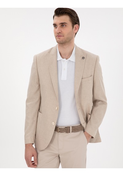 Pierre Cardin Erkek Bej Ceket 50303816-vr011 Bej