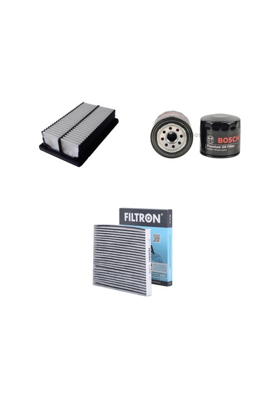 Bosch Filtre Bakım Seti Hyundai İ20 1.4 Mpı 100 Beygir 2014+ Benzinli Hava + Yağ F. + Polen Filtre Filtron