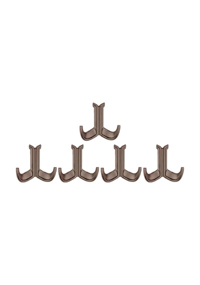 Marmaris Lüks Askı, Metal, Vestiyer Askı, 85 Gr, Dolap Askılık, Duvar Askılığı, Bronz Vidalı 5 Adet