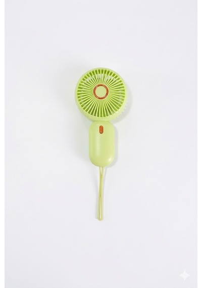 Mini Taşınabilir Fan Type-c Şarjlı El Vantilatörü Yeşil Fn-65