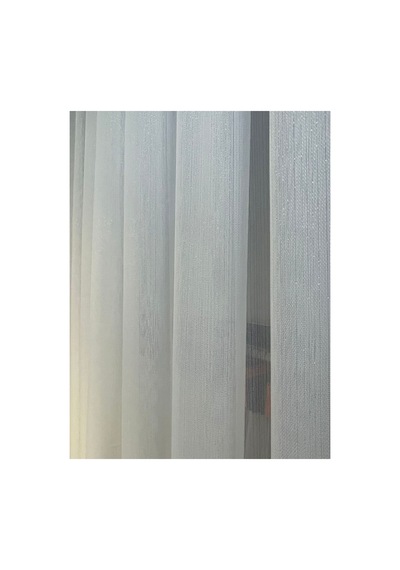 Hanedizayn Yeni Bambu Simli Kırışma Yapmaz Salon Oturma Odası Ve Mutfak İçin Uygundur Ekru