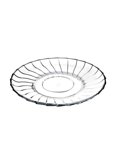 Bouquet Tatlı Tabağı 158 Mm Damla Logo 4 Ofset Hediyelik Kutu 24 Paşabahce Açık Gri