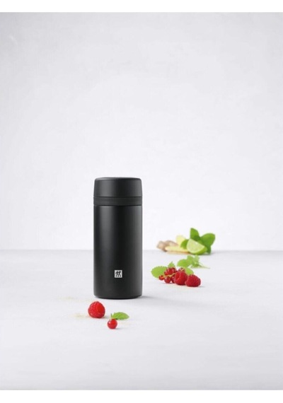 Zwilling Süzgeçli Termos 420 ML Siyah