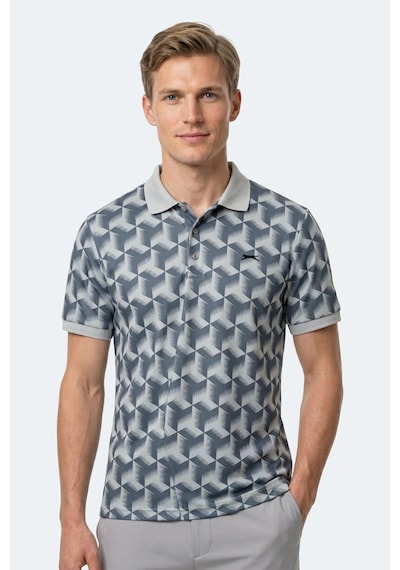 Slazenger Katarın 2 Li Set Erkek Siyah - Gri Tişört