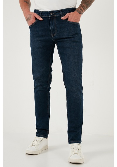 Buratti Pamuklu Slim Fit Yüksek Bel Dar Paça Jeans Erkek Kot Pantolon 3300C28Tokyo Lacivert Buratti Pamuklu Slim Fit Yüksek Bel Dar Paça Jeans Erkek Kot Pantolon 3300C28Tokyo Lacivert