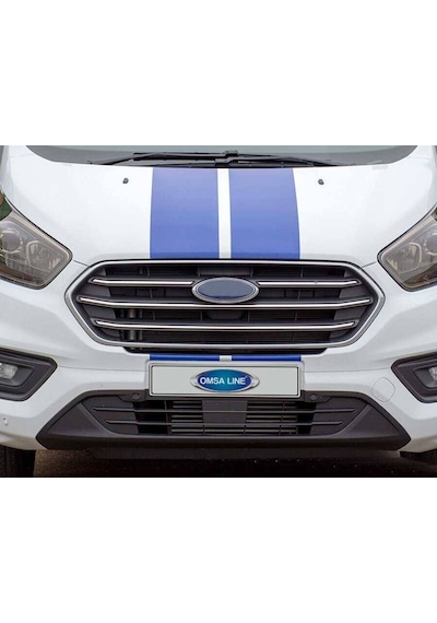 Ford Tourneo Custom Krom Ön Panjur 4 Parça 2018 ve Sonrası Van