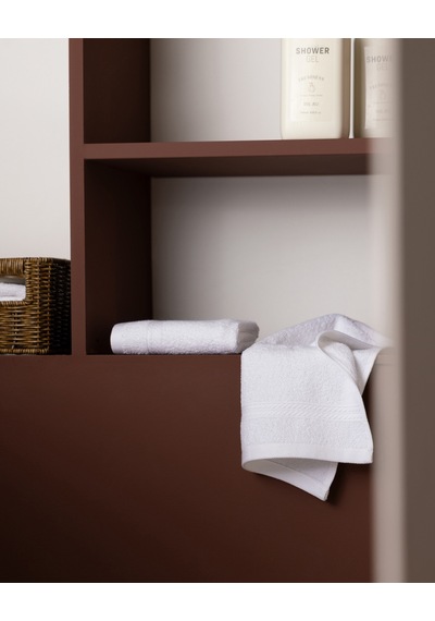 Ryella 2'li %100 Pamuk Armürlü El Havlusu - Beyaz - 30x30 Cm 8684427345993 Çok Renkli
