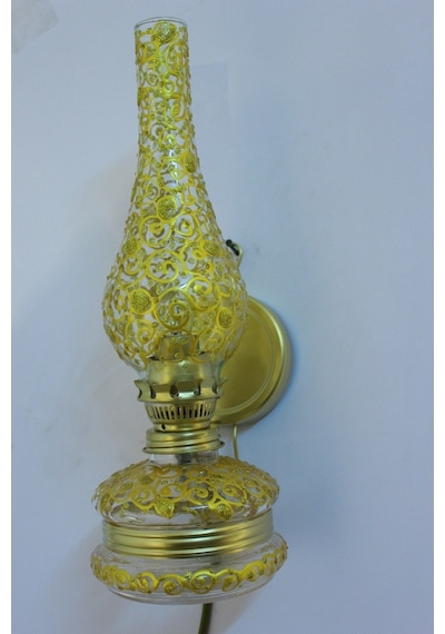 Elektrikli Gaz Lambası (388919860) Altın