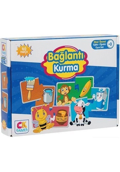 Bağlantı Kurma Okul Öncesi Oyun Seti 3 Yaş