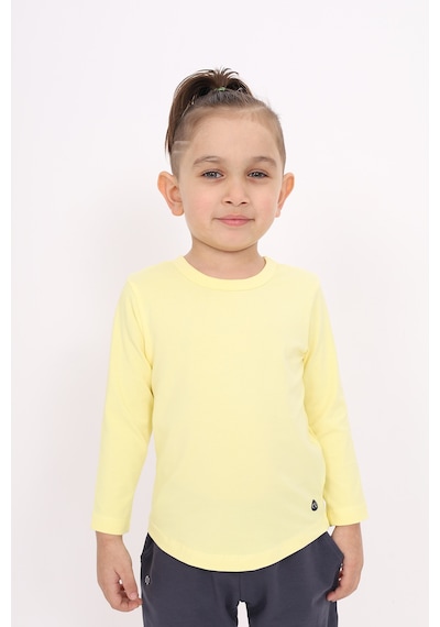 Toontoy Kids Toontoy Erkek Çocuk Baskılı Tişört Açık Sarı