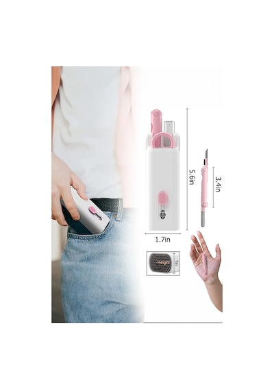Thentech Ekran Klavye Temizleme Kiti Çok Fonksiyonlu 7 +1 Kablosuz Kulaklık Temizleyici