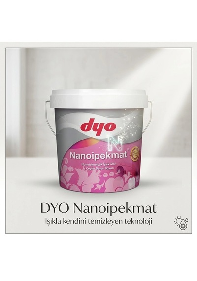 Dyo Nanoipekmat Fotokatalitik İç Cephe Boyası 15l, Işıkla Kendini Temizler Diğer