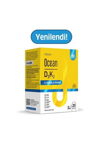 Ocean Vitamin D3 1000 Iu Damla 50 Ml 850077028540