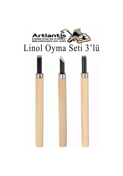 Linol Baskı Seti 1 Paket A3 30x40 Cm Linolyum Tabaka Gri Linol Oyma Seti 3 Bıçaklı Rulo Fırça Mürekkep Linol Baskı Seti Siyah