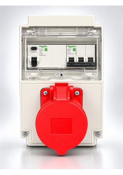 Enerjius 22kwkk Elektrikli Araç Şarj Kombinasyon Panosu 22 Kw