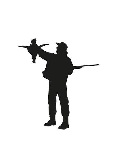Hunter Avcı Sticker Ördek Avı Sticker Araba Sticker
