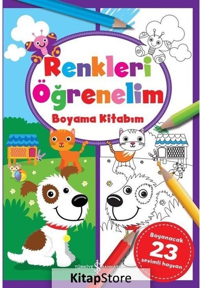 Renkleri Öğrenelim / Boyama Kitabım