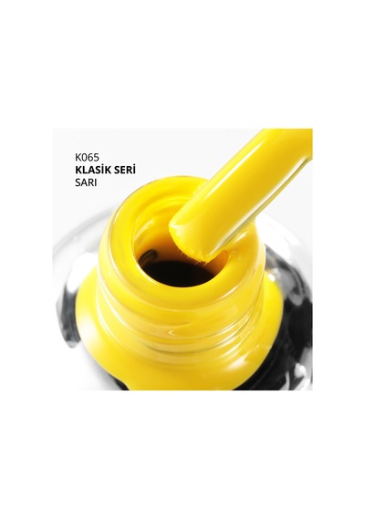 Kalıcı Oje K065 Limon Sarısı 10 Ml