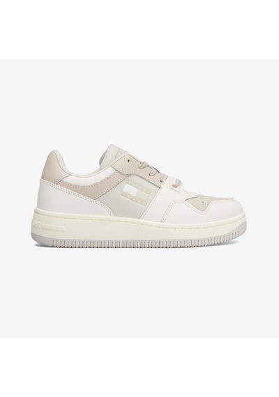 Tommy Hilfiger Tommy Jeans Retro Basket Tonal Kadın Gri Spor Ayakkabı