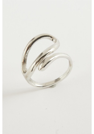 Oval - 26 - Metal Yüzük - Ece-umay - Gümüş Rengi