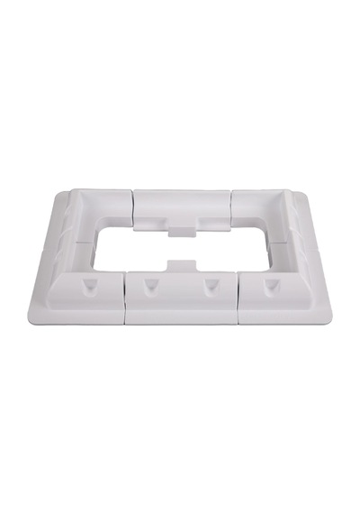 Güneş Paneli Montaj Braket Set 6 Parça Beyaz