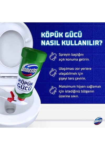 Domestos Köpük Gücü Köpük Çamaşır Suyu Çam Ferahlığı 450 ML