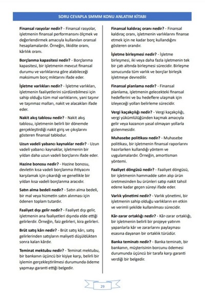 Smmm Sınavlarına Hazırlık Kitabı 3000 Soru-cevap