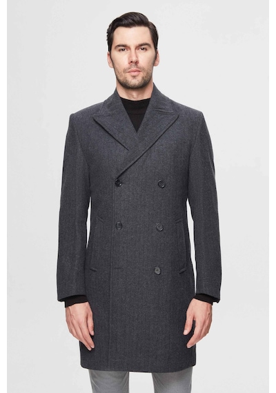 D's Damat Ds Damat Regular Fit Antrasit Balıksırtı Kruvaze Palto 3hf0832200151 Antrasit D's Damat Ds Damat Regular Fit Antrasit Balıksırtı Kruvaze Palto 3hf0832200151 Antrasit