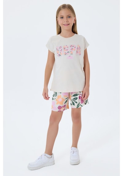 U.s. Polo Assn. Kız Çocuk Beyaz Şort Takım Us2504-c-v1 Beyaz