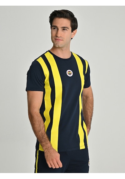 Fenerium Erkek Trıbun Çubuk Detaylı Tshırt Fb Laci Yeni