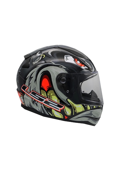 Ls2 Rapid 2 Spox Kask Gri - Kırmızı