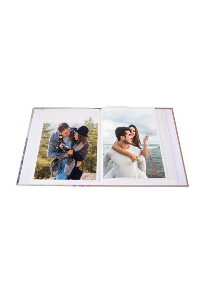 100'lük 15x21cm. Eyfel Kulesi Desenli Fotoğraf Albümü
