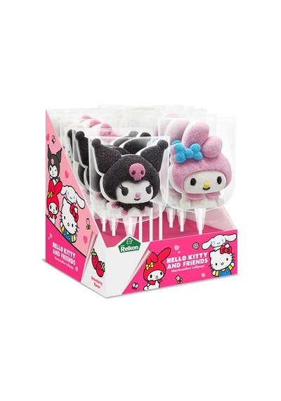 Relkon Orjinal Lisanslı Hello Kitty Marshmallow Lolipop 45 Gr X 1 Adet