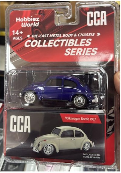Cca Collectibles Series Volkswagen Beetle 1967 Mavi 1/64 Model Araba