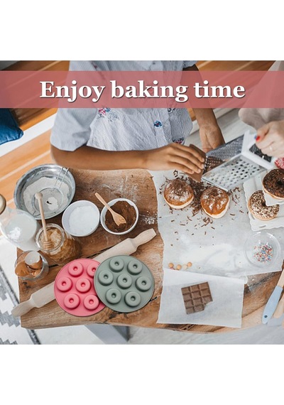 Çikolata Ve Muffin Kalıbı Silikon Kalıp Silikon Gri Diğer