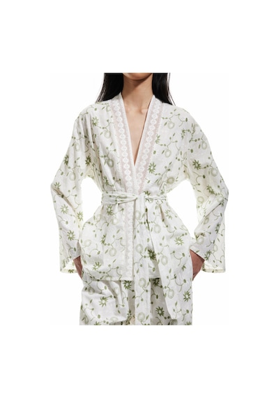 Koton Pamuklu Floral İşlemeli Fisto Kruvaze Oversize Kimono Ceket Yeşil Desenli 5sak50029pw Yeşil Desenli Koton Pamuklu Floral İşlemeli Fisto Kruvaze Oversize Kimono Ceket Yeşil Desenli 5sak50029pw Yeşil Desenli