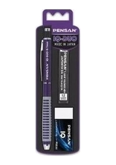Pensan Iq-duo 0,7 Mm Silgili Mor Versatil Kalem Seti