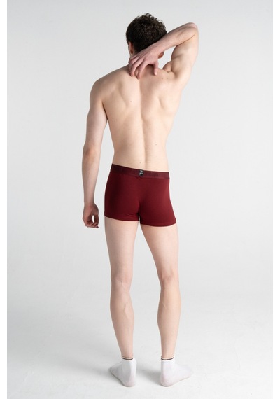 Mercan Erkek Bordo 6'lı Pamuklu Esnek Boxer